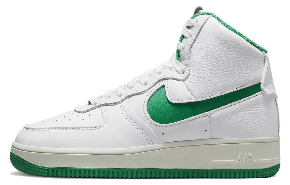 Кроссовки Nike Air Force 1 Sculpt "Whitegreen" (Женская размерная сетка)