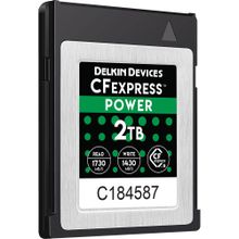 Delkin Devices 2ТБ CFexpress POWER Карта памяти