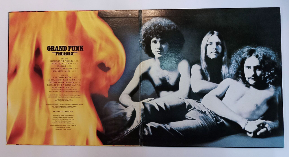 Винтажная виниловая пластинка LP Grand Funk Phoenix (Japan 1973) (No Obi)