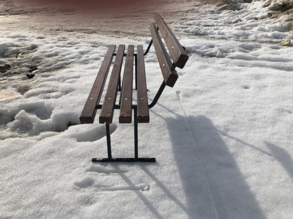 Скамейка "СП со спинкой" 2,0