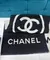 Женский кашемировый шарф Chanel чёрно-белый