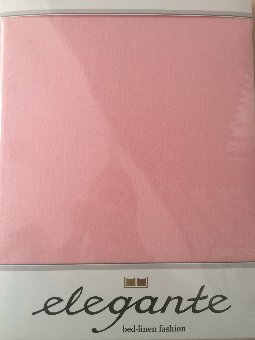 Простыня трикотажная 140-160x200 Elegante 8000 розовая