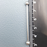 Набор штанг индастриал 6 шт ( 32мм, 34 мм, 36 мм, 38 мм, 40 мм, 42 мм) с шариками  5 мм, толщиной 1,6 мм. Медицинская сталь