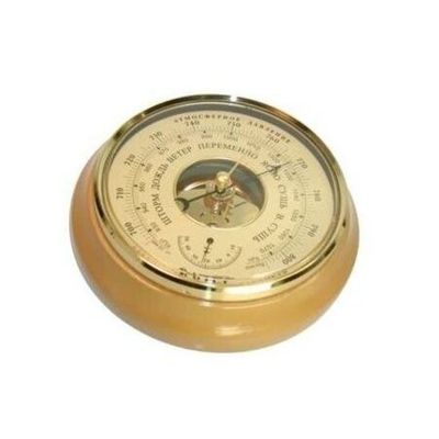 Барометр УТЁС БТК-СН-14 шлифованное золото