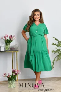 Платье 8-357-зеленый Minova
