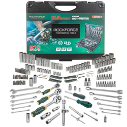 Набор инструментов 218пр. 1/4'',3/8'',1/2''(6гр.)(4-32мм) RockForce RF-42182-5