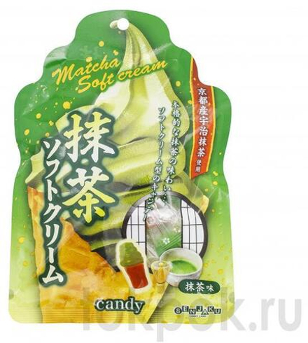 Карамель со вкусом мороженного матча Senjaku, 70 гр