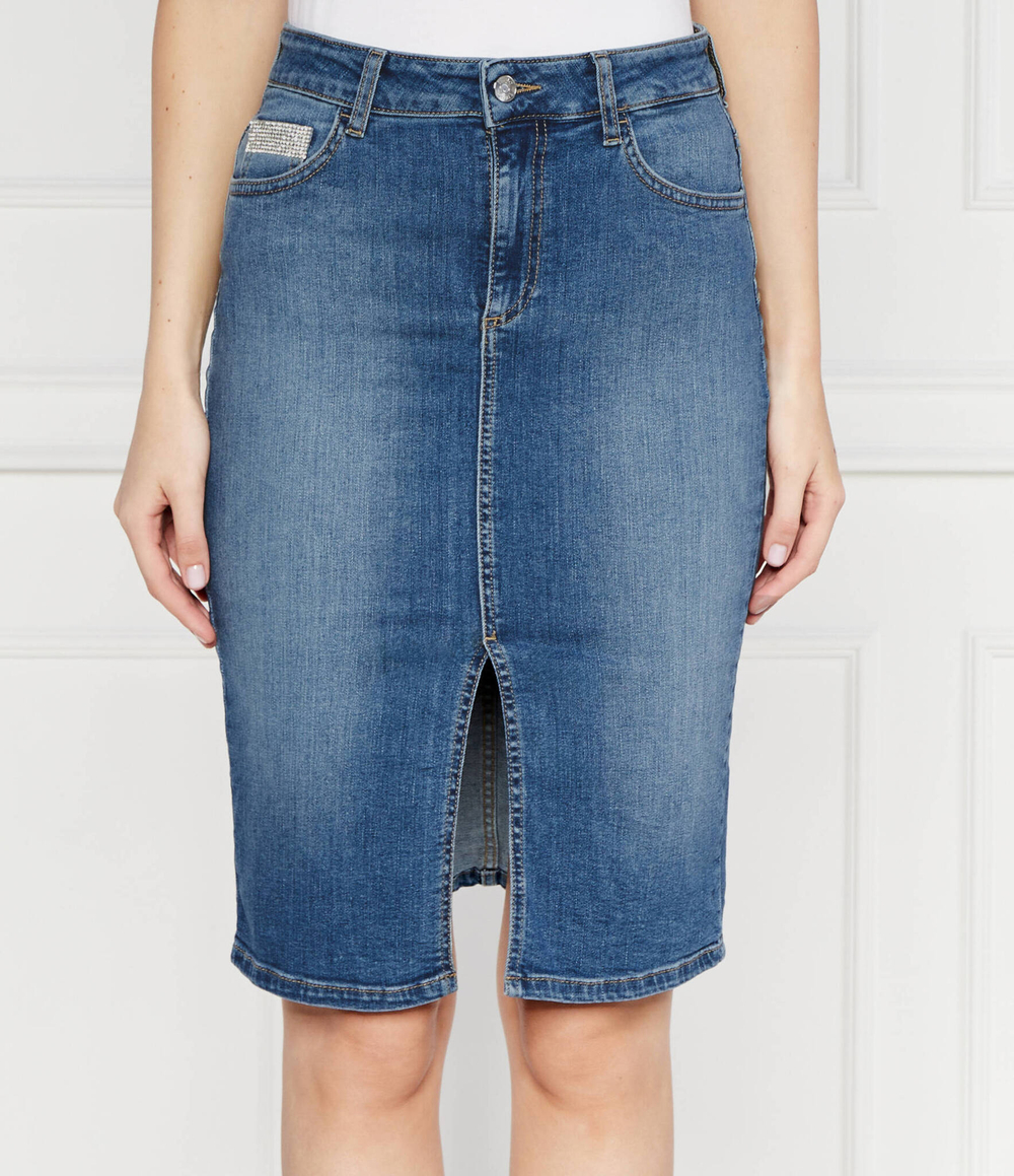 Джинсовая юбка Liu Jo - голубой(UA4197 D4448)