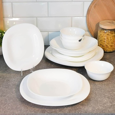 CARINE WHITE Столовый набор 16 предметов 4 персоны