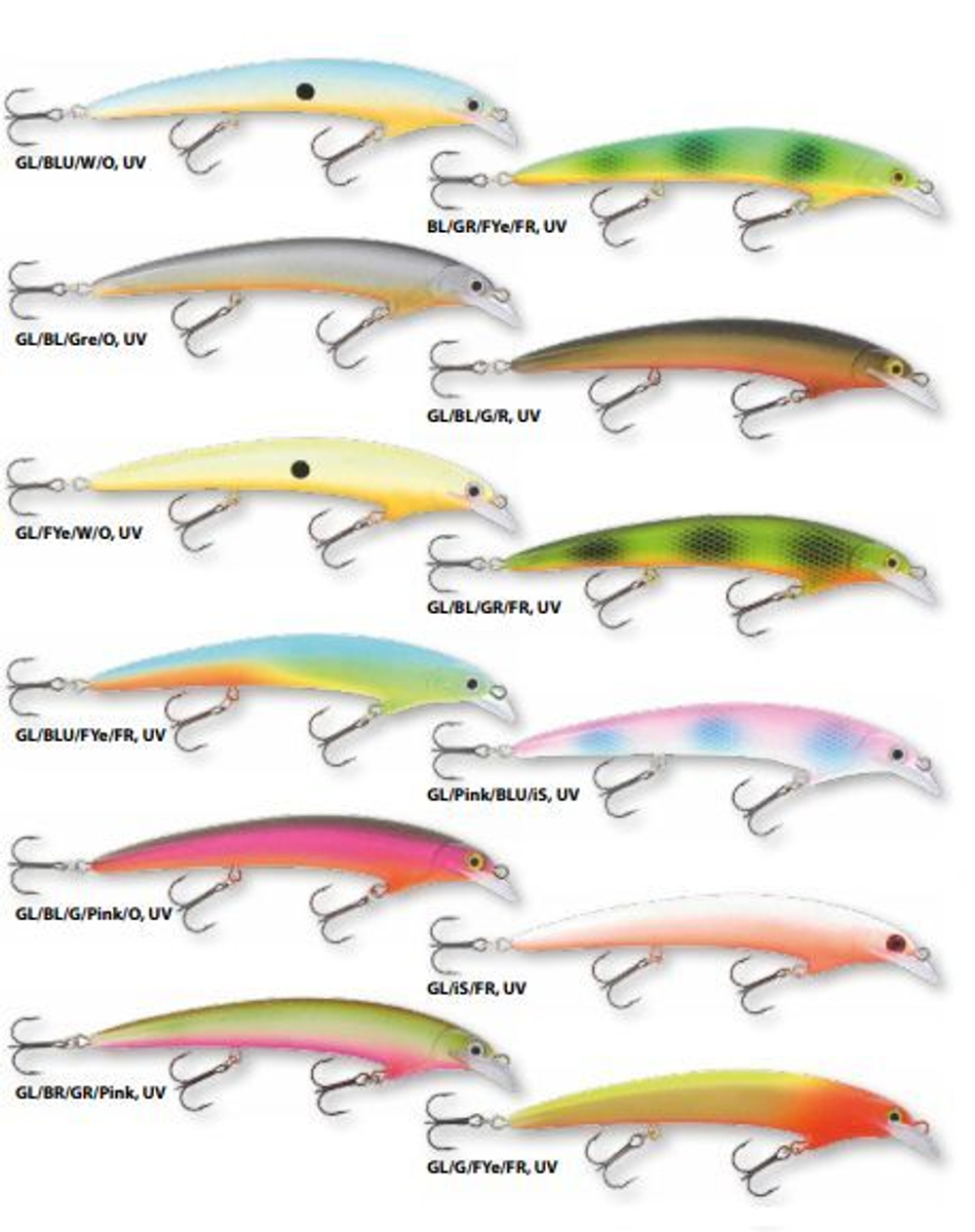 Воблер Kuusamo Santeri 90mm 9г цв. Pink/Li/FYe/GR/S