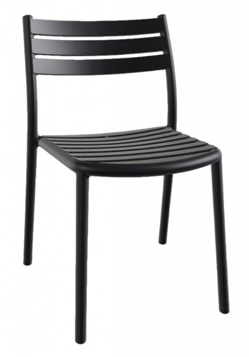 Стул пластиковый Papatya Hisar-S, антрацит