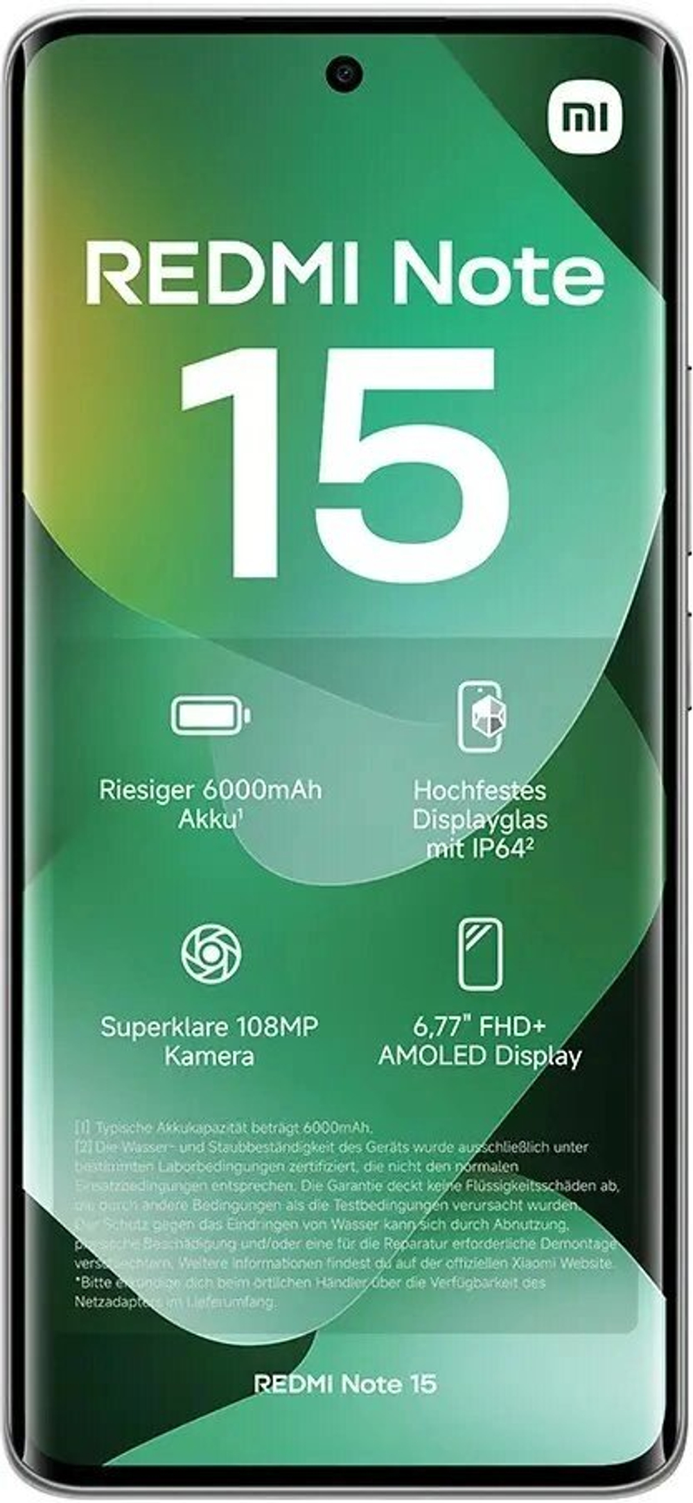 Смартфон Redmi Note 15 8/256Gb Forest Green (без NFC)