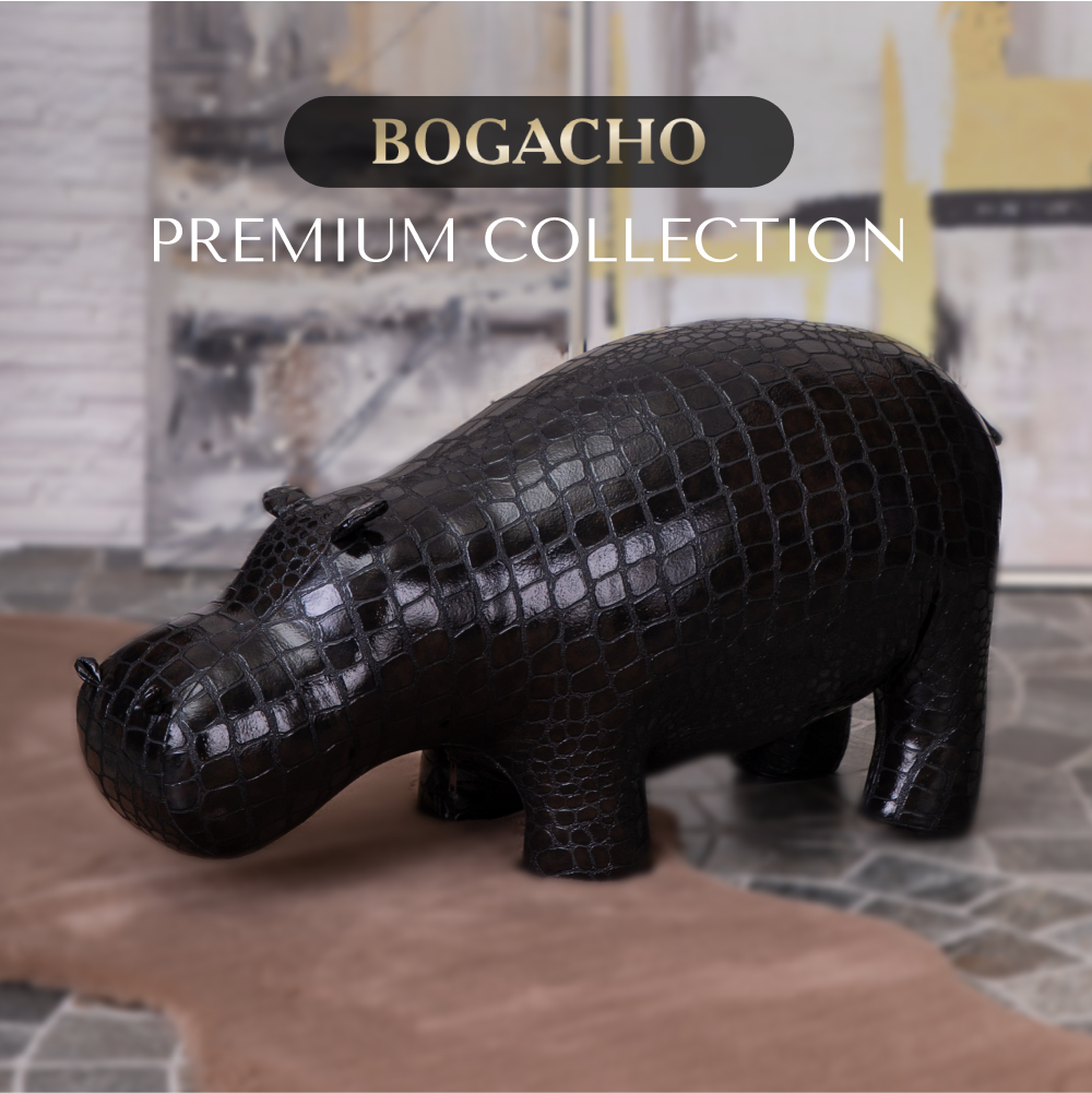 Банкетка Пуф Бегемот малый Темно-коричневый