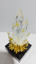 Статуэтка Garda Decor 55RD6150, металл, стекло, 23x10x10 см.