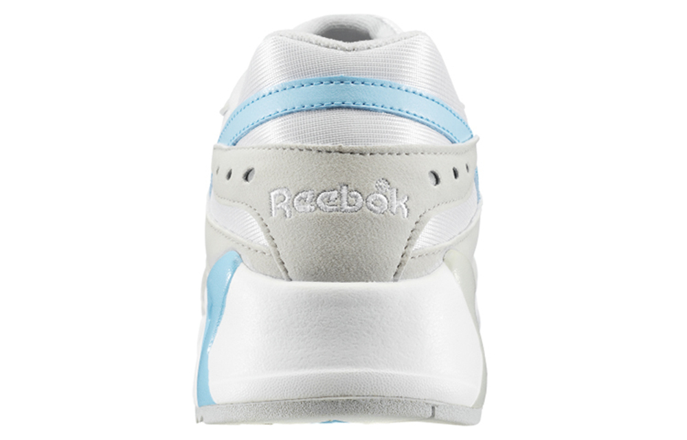 Reebok Aztrek flat-heeled round-toe non-slip lightweight low-cut casual shoes for men and women with the same gray and blue