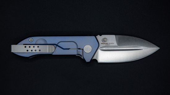 Нож Extrema Ratio Frame Rock  - сталь N690, рукоять синий титан