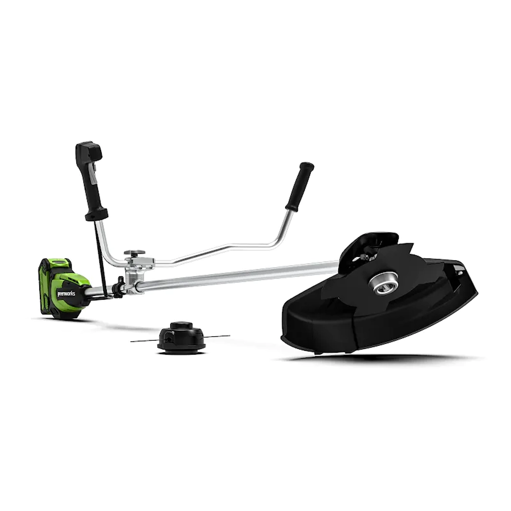 триммер аккумуляторный Greenworks GD40BCBK4 40В (1 x 4 Ач, Быстрое ЗУ) захват 400 мм, 8.3 кг, 2105707U4F