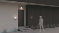 Уличный настенный светильник Outdoor O574WL-01GR