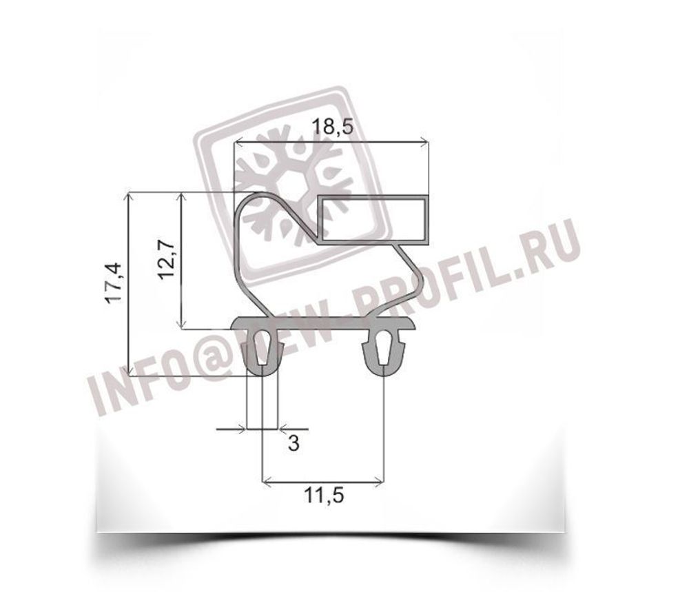 Уплотнитель для холодильного шкафа Polair CM107-G(S) 1540*655 мм (011)