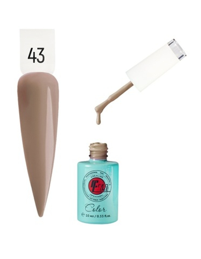 Гель-лак UV тон 043 шоколадный латте 10 мл