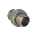 Соединитель латунь никель американка Ду 25 (1") прямой НР/НР SantechSystems