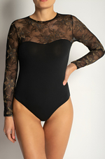 9107 боди "Черный с золотом"