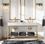 Настенный светильник Odeon 2B black/clear