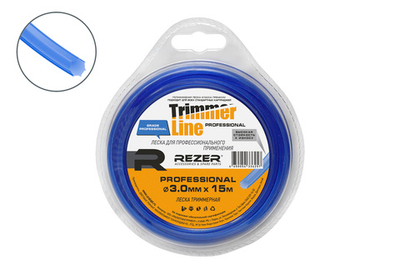 Триммерная леска семиугольник PROFESSIONAL D=3,0 мм L=15 м