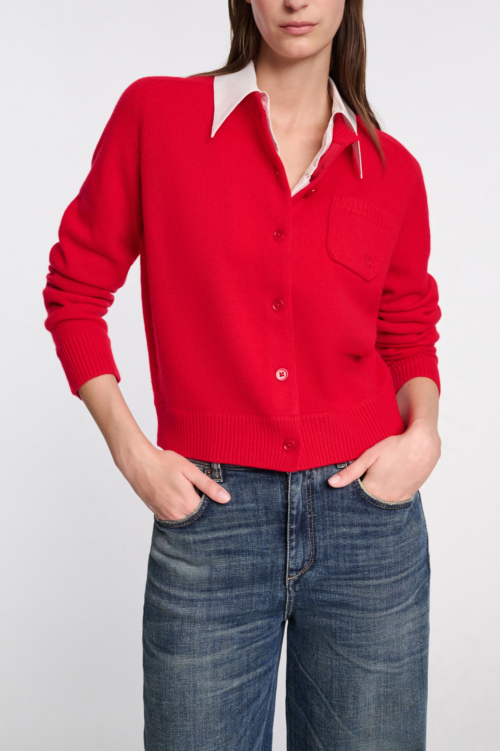 Кардиган из шерсти и кашемира