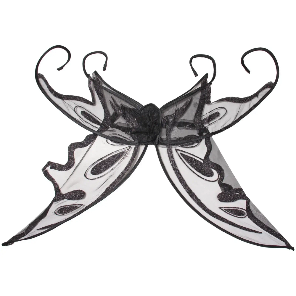 Карнавальный аксессуар «Крылья Бабочки» 90*71 см, черный