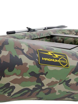 Гребная лодка ПВХ MAGNUM PRO 300 (КАМУФЛЯЖ) гребная, с возможностью установки транца