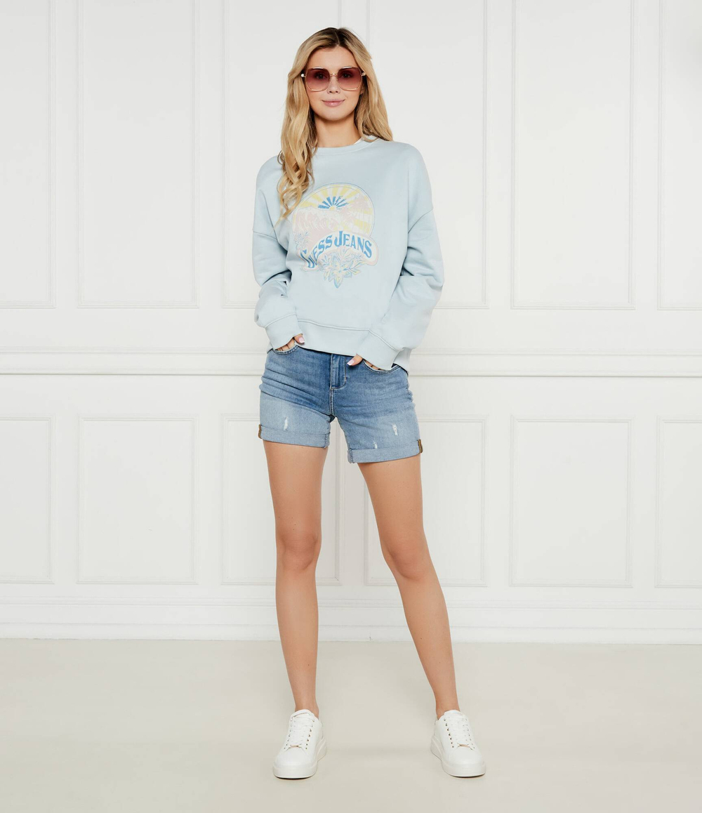 Худые SUNSET Guess Jeans - голубой(W5GQ16 K68I4)