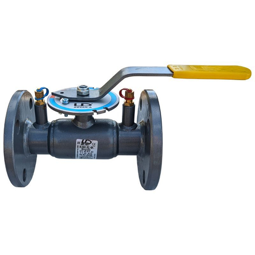 Кран стальной шаровой цельносварной LD Energy Regula, DN-100 PN-16, длина-330мм, стандартнопроходной, фланцевый с ручкой