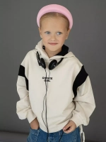 Худи для девочки с завязками в школу