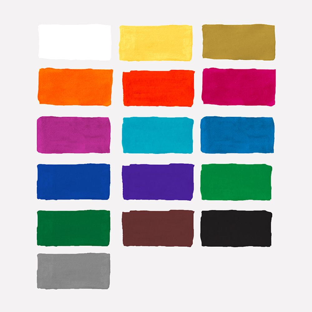 Гуашь Мульти-Пульти "Енот в Греции", 16 цветов, 17,5мл, картон