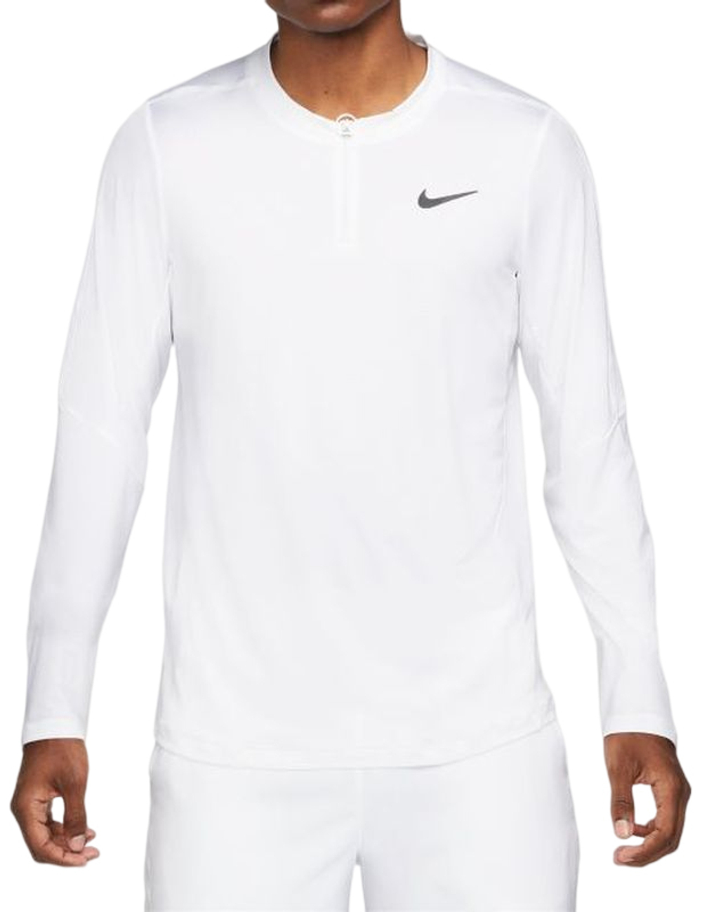 Мужская теннисная футболка теннисная Nike Dri-Fit Advantage Camisa M - белый