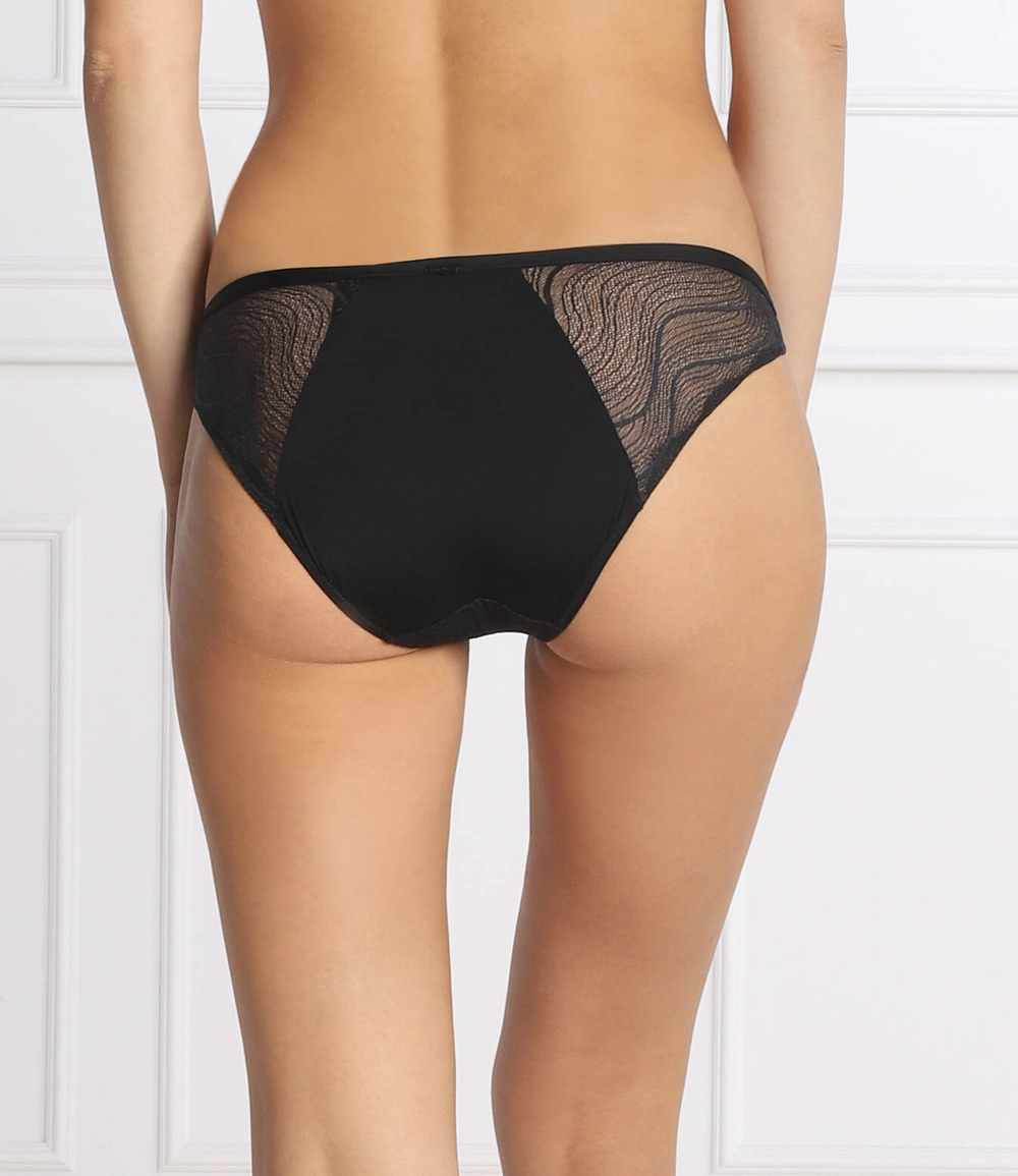 кружевное трусики Calvin Klein Underwear - черный(000QF6950E)