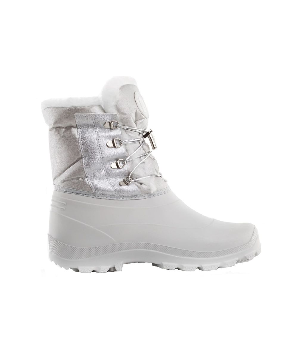 Полусапоги женские из ЭВА "Лайткросс" Д403 до -30С, Дарина (черный/жемчужный)