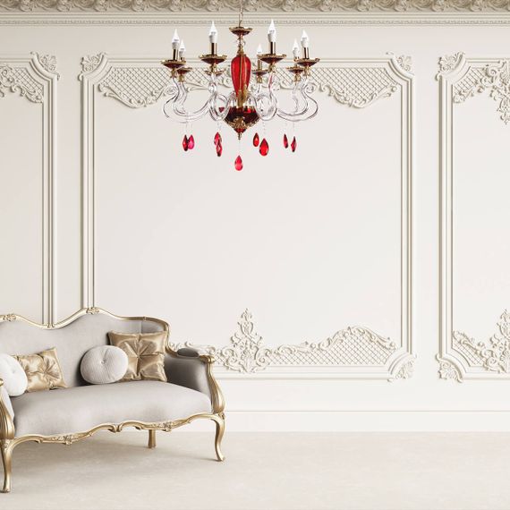 Подвесная люстра Divinare Simona 5125/10 LM-8