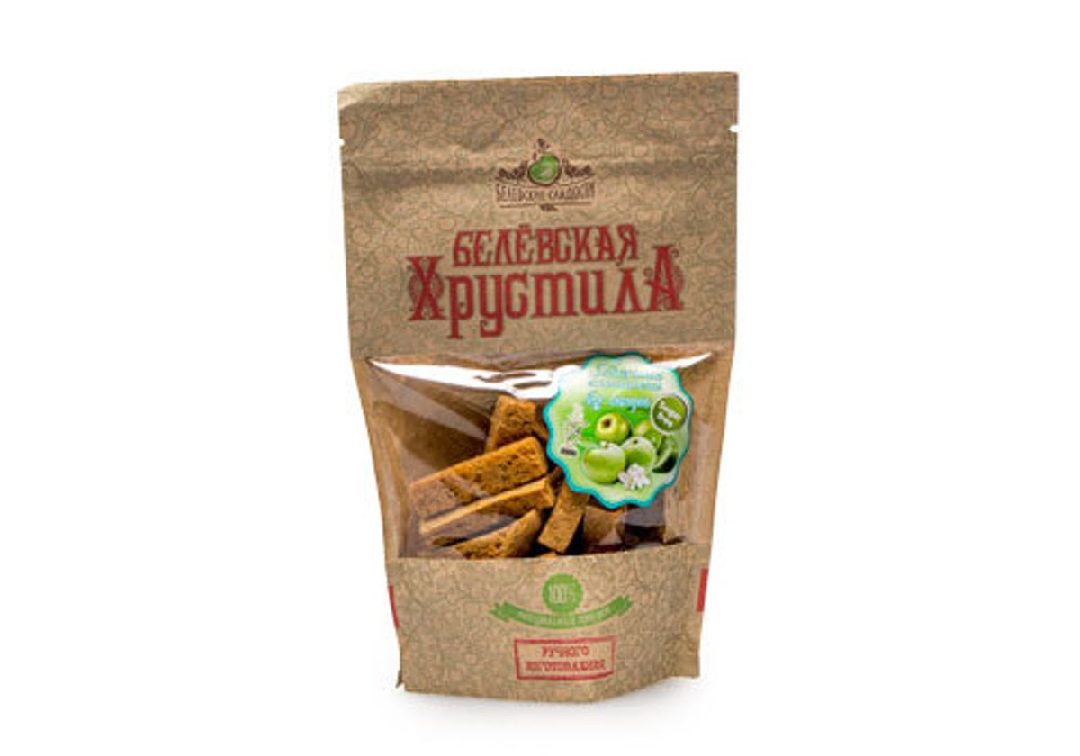 Хрустила яблочная классическая без сахара, 50г