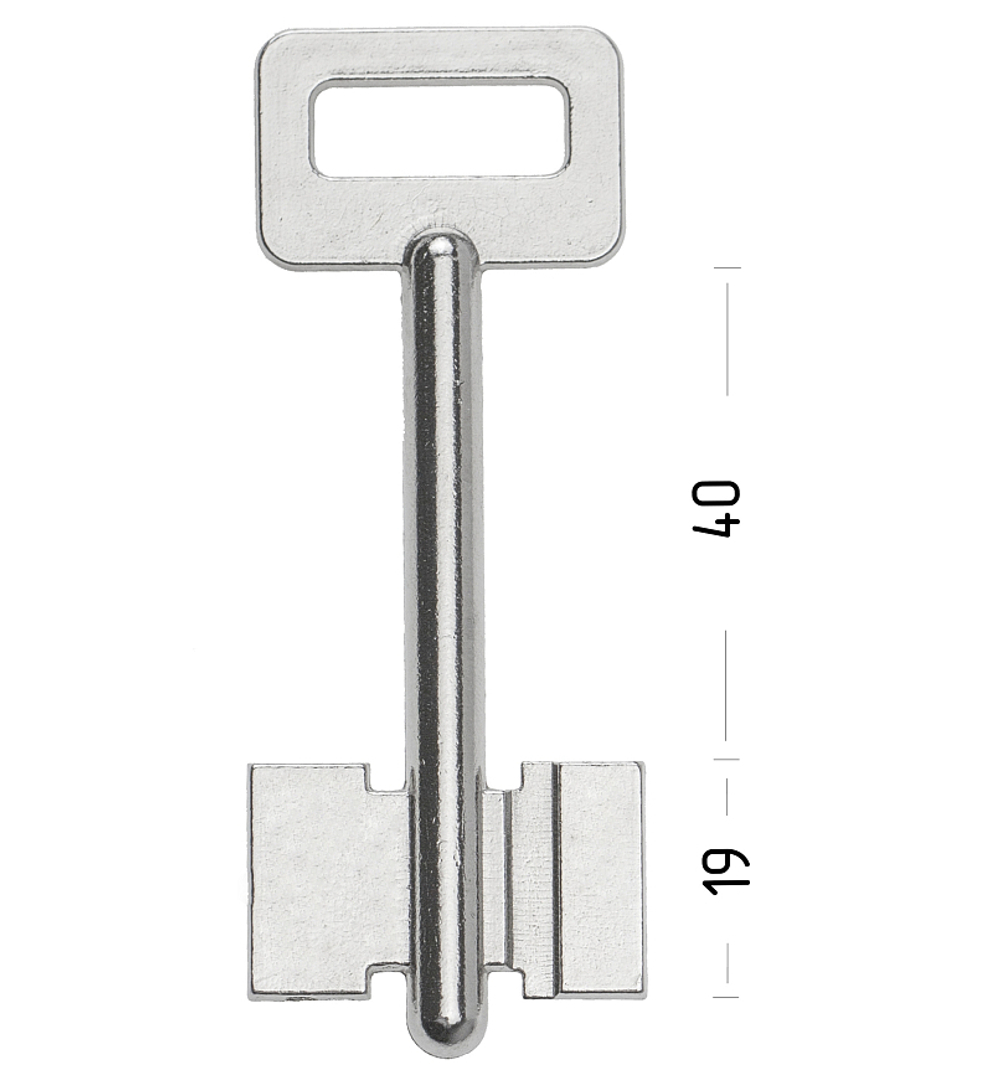 Заготовка сувальдного ключа 10686 ЕРЕВАН-П1 ERV3D