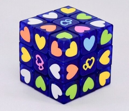 Головоломка Кубик Рубика 3х3 "Сердце"