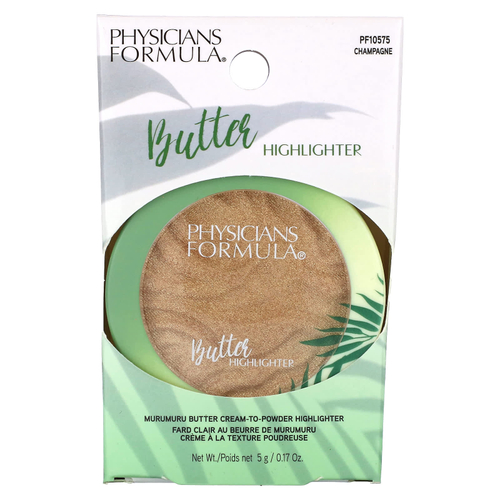 Physicians Formula, Butter Highlighter, крем-пудра, хайлайтер, PF10575, шампанское, 5 г (0,17 унции)