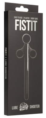 Черный шприц для введения лубриканта Lube Shooter (Цвет: черный)