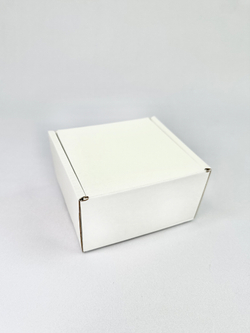 Коробка 10 х 10 х 6 см, белая