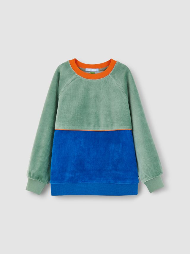 Велюровый свитшот ПОЛЫНЬ/ВАСИЛЕК