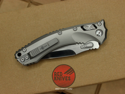 Нож Microtech Amphibian Titanium VG-10 - рукоять титан, клинок зеркало