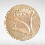 Italy 10 Lire 1982 R, VF