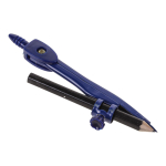 Готовальня 7 предм. циркуль под каранд,каранд,точилка,4 лин,пласт.футляр