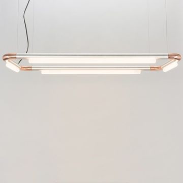 New Pipeline CM4 LED Linear Pendant Light By Caine Heintzman, from ANDlight